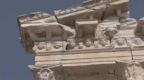 Side temple pan Stock Footage 4792486