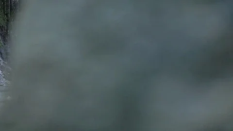 Side tracking on the creek falls, right to left moving Stock-Footage 83043645