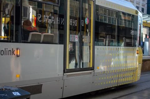 Side of a Tram Foto stock