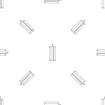 Side travel bag pattern seamless vector イラスト素材