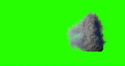 Side view of 3d animation cloud gate appearing and disappearing without flare. Stock Footage 106393360