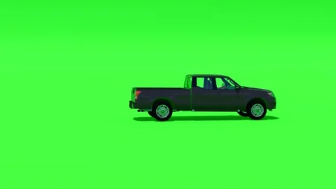 Side View Car Green Screen Footage Stock Footage 323494726