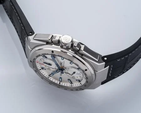 Side view of the case, IWC watch Foto stock