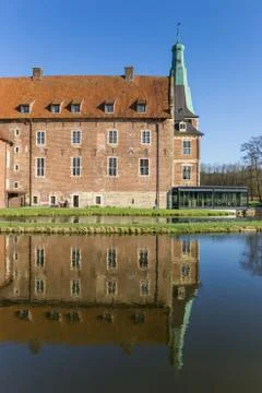 Side view of the castle in Raesfeld Stock Photos
