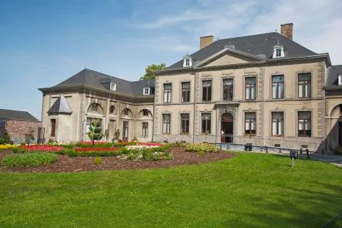 Side view of the Chteau de la Paix. Stock Photos