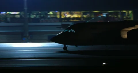Side view of cockpit while taking off Stock Footage 101896827