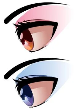 Side View of Eye Ilustração Stock