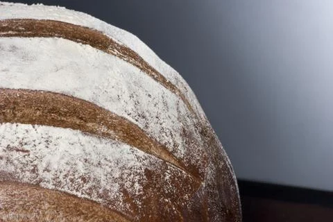Side view of fresh sugar bun Stock Photos