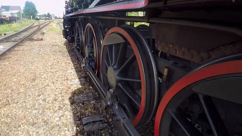 Side View From A Historical Steam Train ... | Stock Video | Pond5