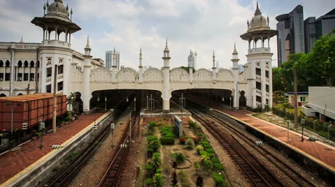Side View Kuala Lumpur Sentral Railway Station Vidéo 62862194