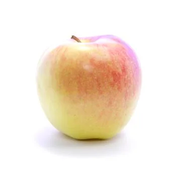 Side view light red yellow apple gradient Stock Photos