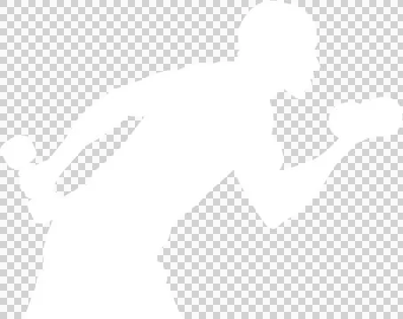 Side view of man lifting dummbell while bending Stock Illustration