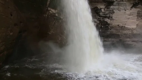 Side view of Minneopa Stock Footage 90563534