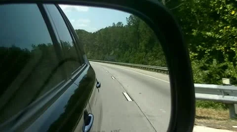Side view Mirror Stock Footage 12303870