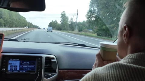 Side View from Moving Car across Bridge or Roadworks Vidéo 347683088