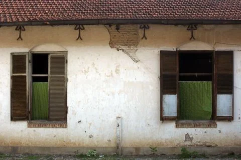Side view of an old house  Foto stock