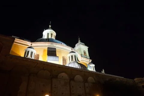 Side view of the Real Basilica de san Francisco el Grande Stock Photos