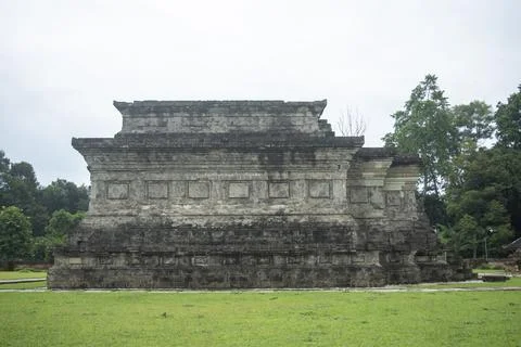 Side view of Sanggrahan Temple or Cungkup Temple Foto stock