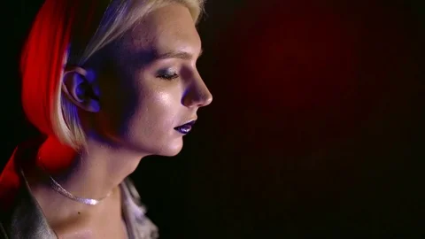 Side view shot of a sensual blonde gay m... | Stock Video | Pond5