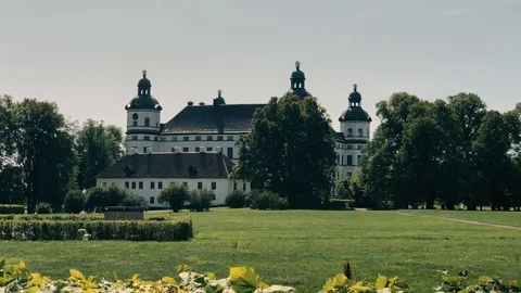 Side view of Skokloster Slott Castle near Stockholm Stockbeeldmateriaal 122376436