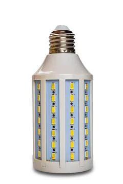 Side view of studio led bulb corn lamp for photography. Stock-Fotos
