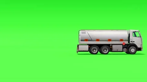 Side View Truck Green Screen Footage Stock Footage 323494732