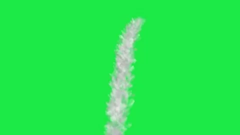 Side View Waterfall Animation Effect Green Screen 스톡 동영상 303383303