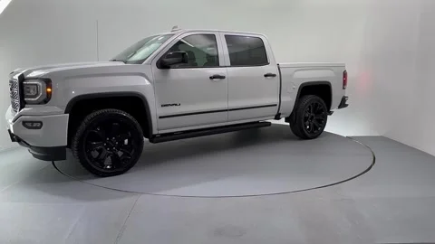 Side view of a white pickup truck Stock Footage 243450125