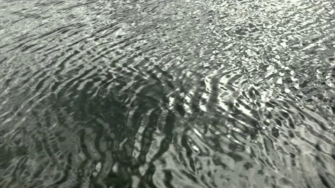 Side waves in a lake Stock-Footage 167974553