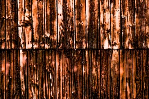 The side of a weathered barn. Stock Photos