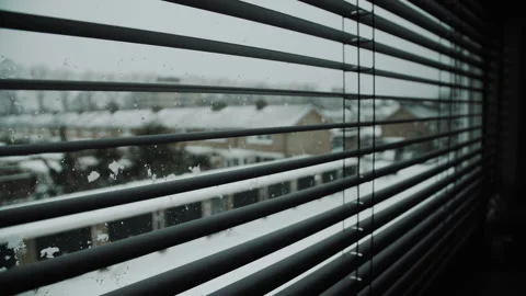 Side Window in Winter Stock Footage 148101894