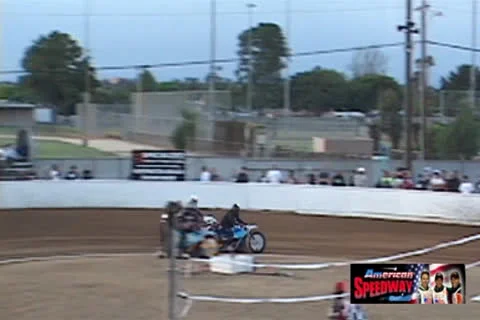 Sidecar Motorcycle crah Vídeo Stock 27128700