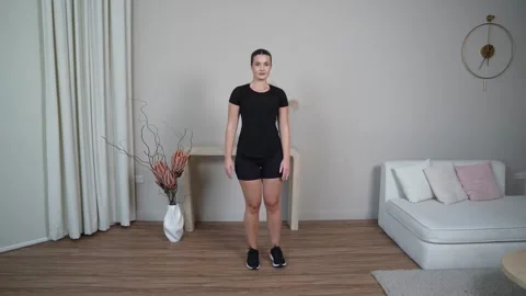 Sidestepping on Line Stock Footage 314188997