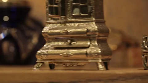 Sidetable decorations Stock Footage 77048335