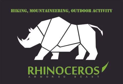 Sideview of rhino, full body Stock Illustration