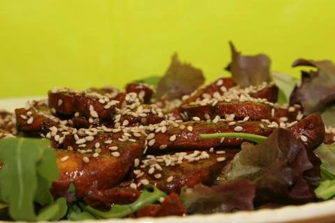 Sideview-salad Stock-Fotos