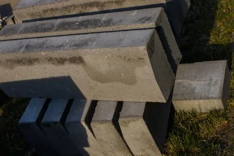 Sidewalk curbs Stock Photos