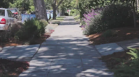 Sidewalk Stock Footage 25725805