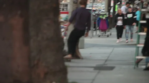 Sidewalk Video stock 46804630