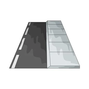 Sidewalk illustration Stock Illustration