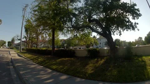 Sidewalk Jog Stock Footage 22008814