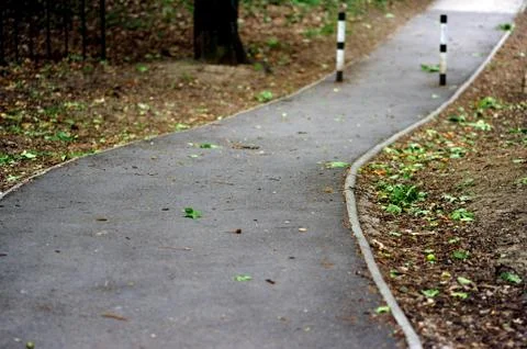 Sidewalk in the park 写真素材