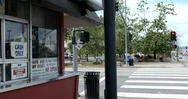 A Sidewalk Restaurant Is Closed During The Coronavirus Scare Stock Footage