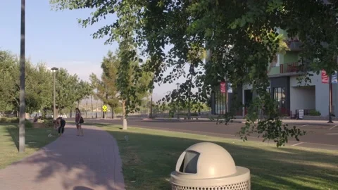 Sidewalk Scene Stock Footage 199556184