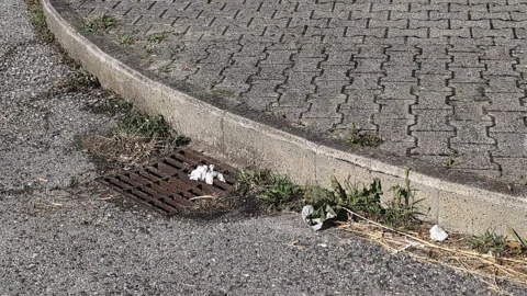 Sidewalk in the street. Stock Footage 314230242