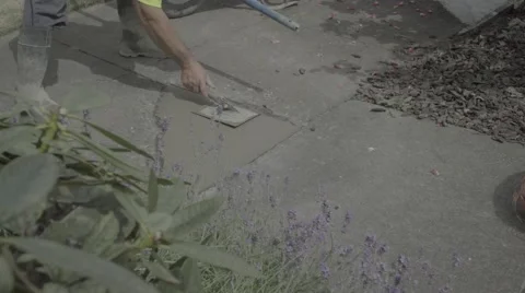Sidewalk sunny corner patch edging (S-log3) Vidéo 65265751