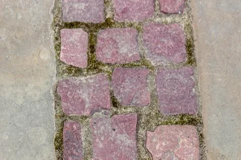 Sidewalk tile, background, texture Foto stock