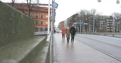 Sidewalk view Stock Footage 43649215