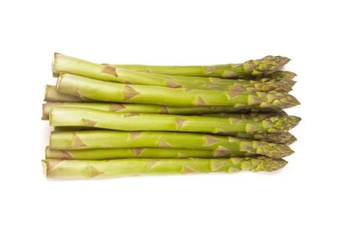 Sideway Asparagus Pile Stock Photos