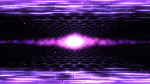 Sideways Travel Light Animation - Loop Purple Stock Footage 38599411